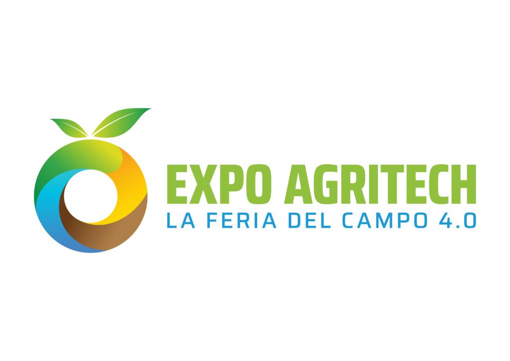 Logo de Expo AgriTech con elementos agrícolas y tecnológicos