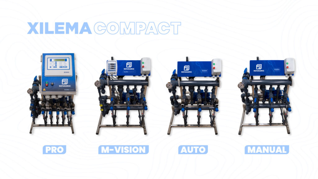 Equipos de fertirrigación XILEMA COMPACT de Novagric para agricultura
